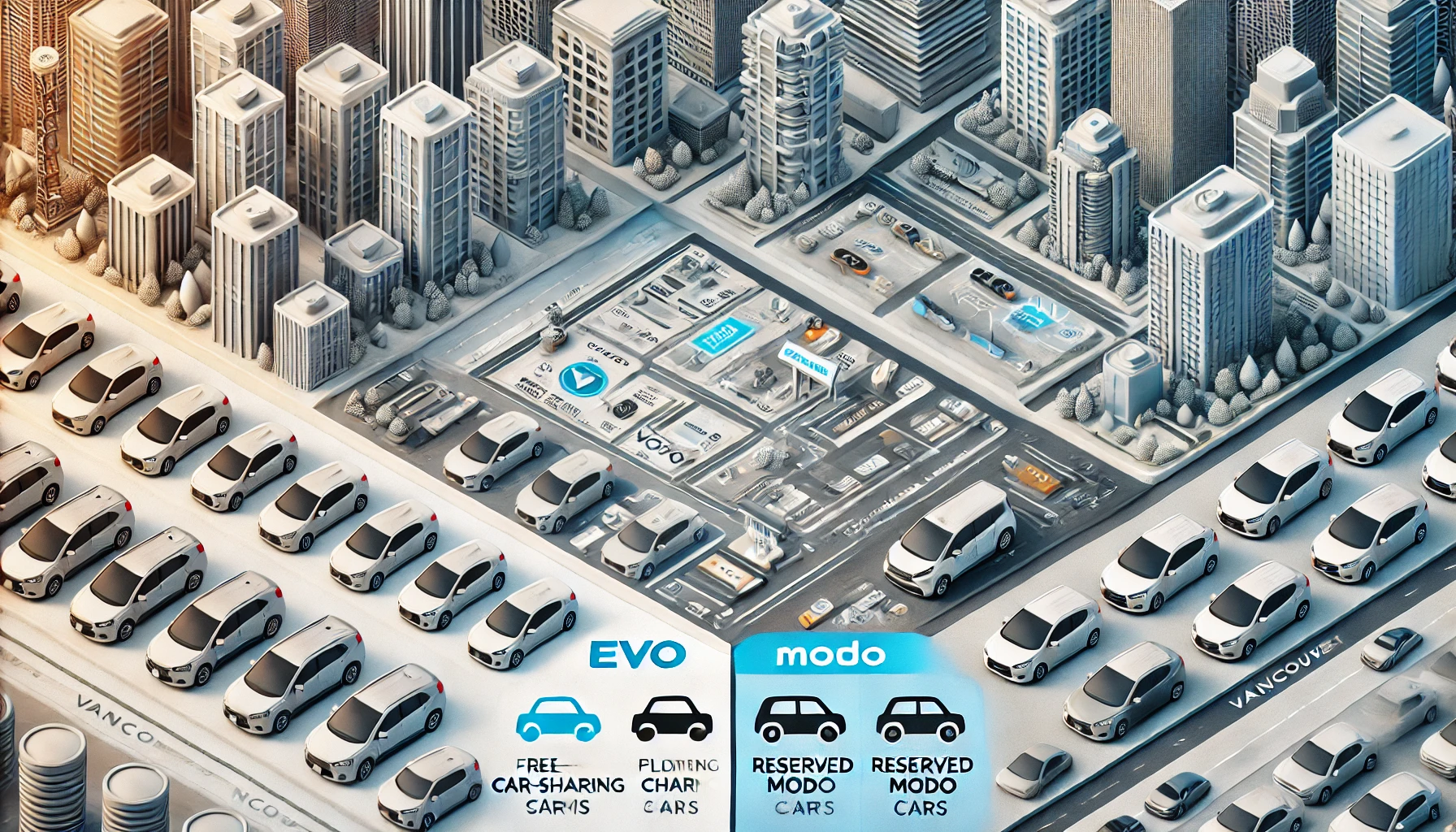 【EVOとModoの徹底比較】バンクーバーのカーシェアサービスを選ぶための完全ガイド